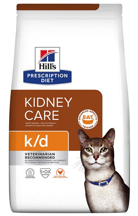 E-shop HILLS PD Feline k/d Dry granule pre mačky 3kg