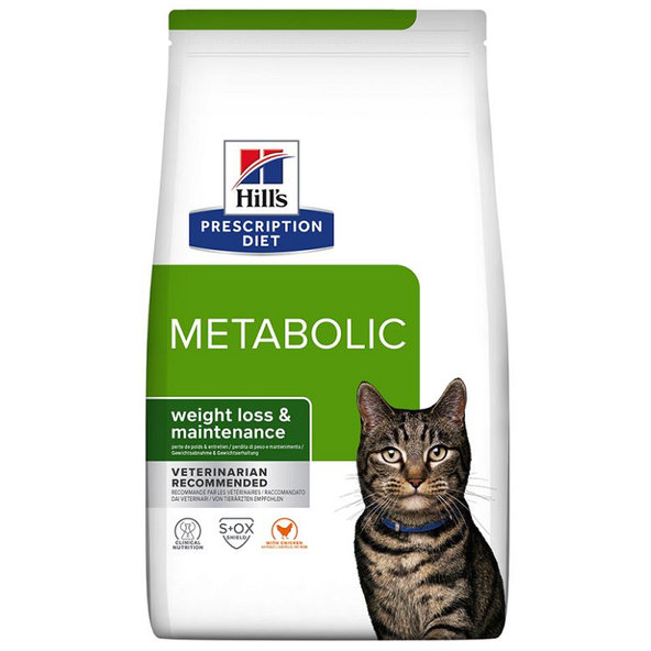 HILLS PD Feline Metabolic Dry granule pre mačky 3 kg