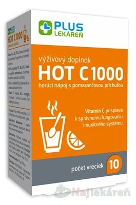 E-shop PLUS LEKÁREŇ Hot C 1000 horúci nápoj 10ks