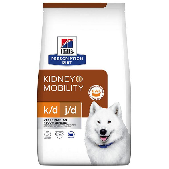 HILLS PD Canine k/d + Mobility Dry granule pre psy 12 kg