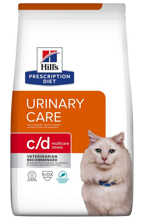 E-shop HILLS PD Feline c/d Urinary Stress morská ryba granule pre mačky 1,5kg