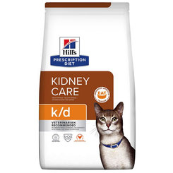 HILLS PD Feline k/d tuniak Dry granule pre mačky 1,5kg