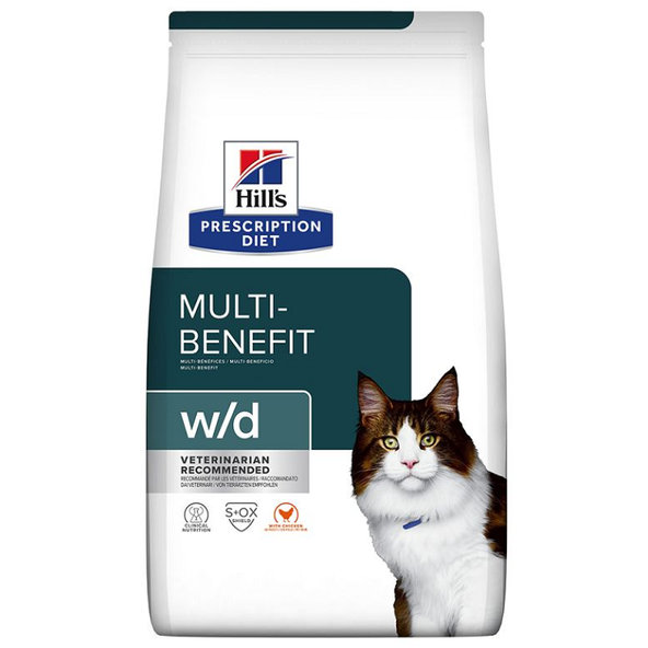 HILLS PD Feline w/d Dry granule pre mačky 3kg