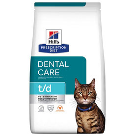 HILLS PD Feline t/d Dry granule pre mačky 1,5kg