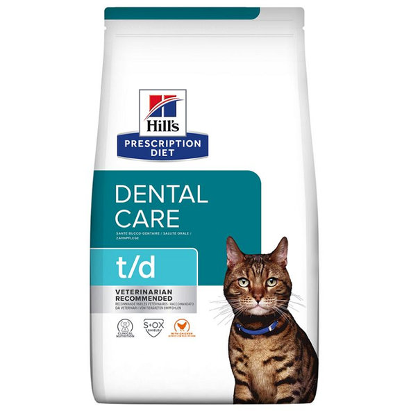 HILLS PD Feline t/d Dry granule pre mačky 1,5kg