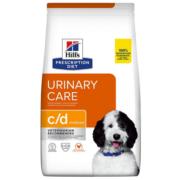 HILLS PD Canine c/d Dry Multicare granule pre psy 4kg