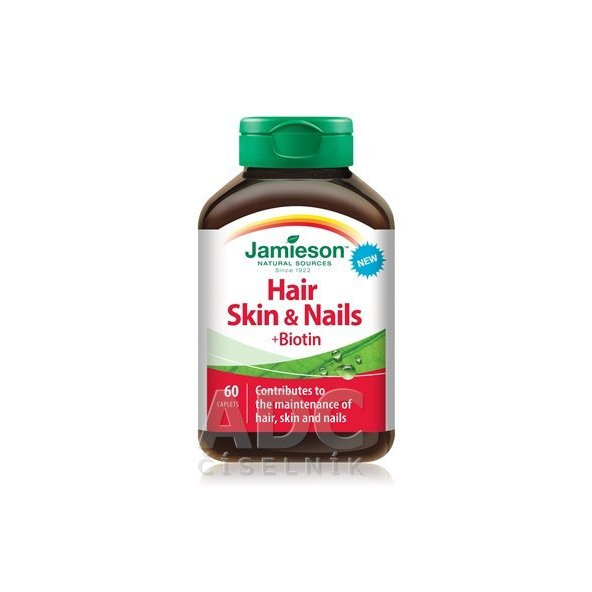 Jamieson Hair, Skin, Nails + Biotin 60 kapsúl
