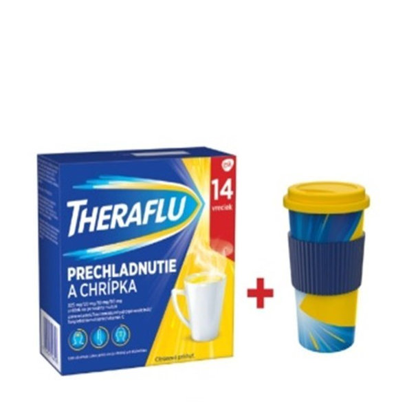 THERAFLU horúci nápoj na chrípku a prechladnutie 14 vrecúšok