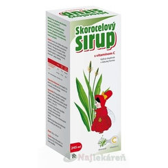 HERBACOS Skorocelový sirup + vitamín C na imunitu 325ml