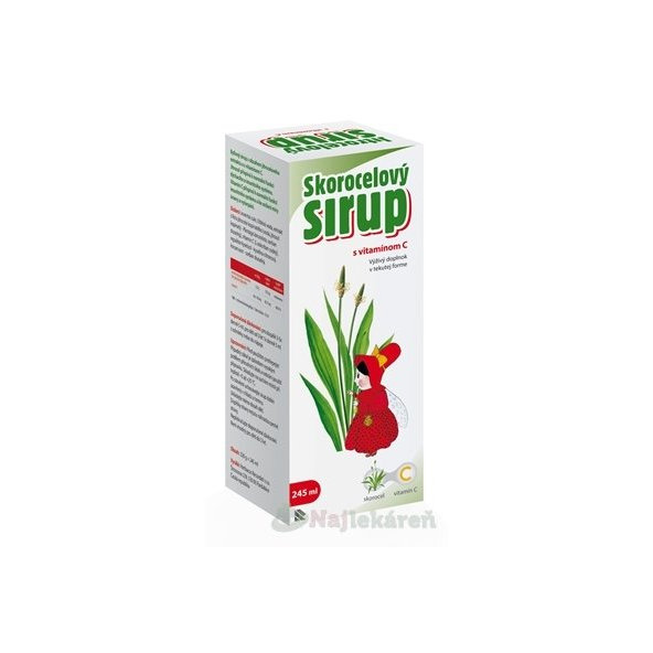 HERBACOS Skorocelový sirup + vitamín C na imunitu 325ml