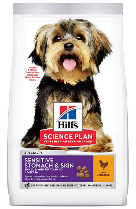 E-shop HILLS SP Canine Adult Small & Mini Chicken Sensitive Stomach & Skin 1,5kg