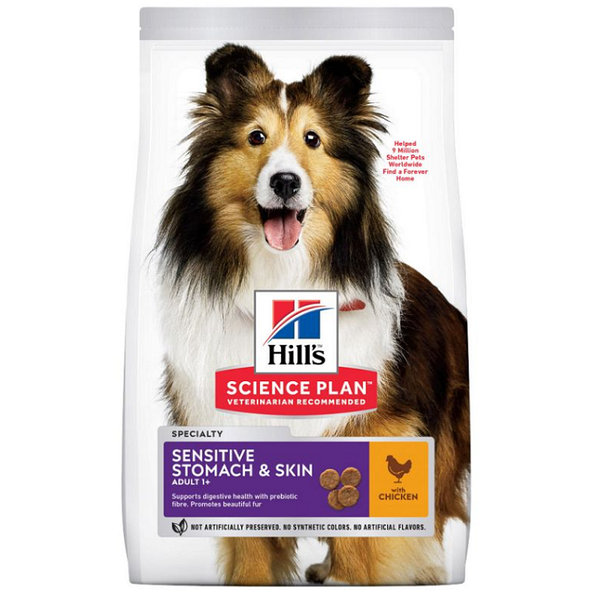 HILLS SP Canine Adult Sensitive Stomach & Skin Medium Chicken 2,5kg