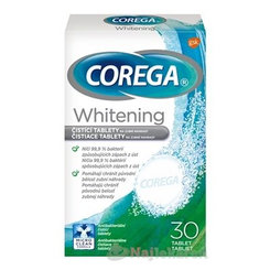 COREGA Whitening antibakteriálne čistiace tablety 30 ks
