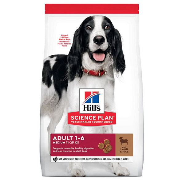 HILLS SP Canine Adult Medium Lamb & Rice 2,5kg