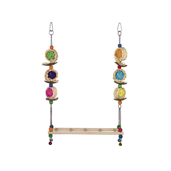 Hojdačka s rolničkami 43x32cm