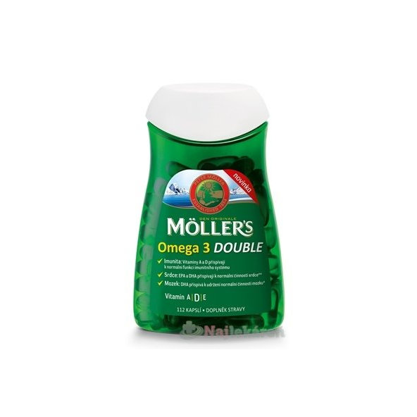 MOLLER´S Omega 3 Daily Health výživový doplnok, 112ks