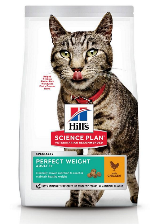 E-shop HILLS SP Feline Adult Perfect Weight Chicken granule pre mačky 1,5kg