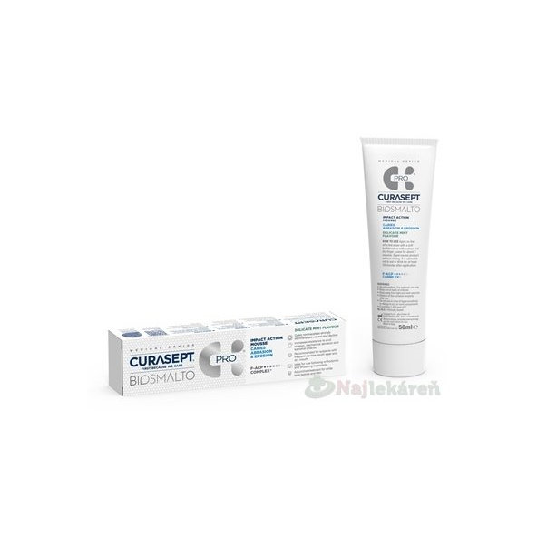 CURASEPT BIOSMALTO C.A.E., dentálna pena (Mäta) 50ml
