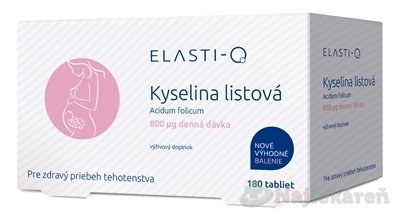 E-shop Elasti-Q KYSELINA LISTOVÁ 800 μg, 180 tbl