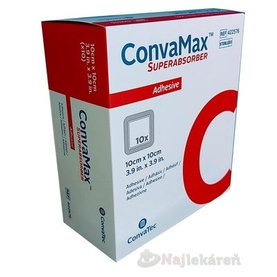 ConvaMax Krytie na rany superabsorpčné, 10x10cm, 10ks