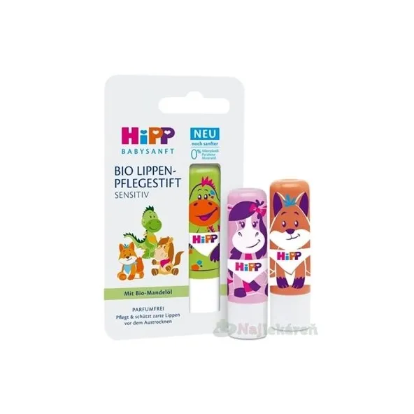 HiPP BabySANFT Balzam na pery pre deti, 4,8g