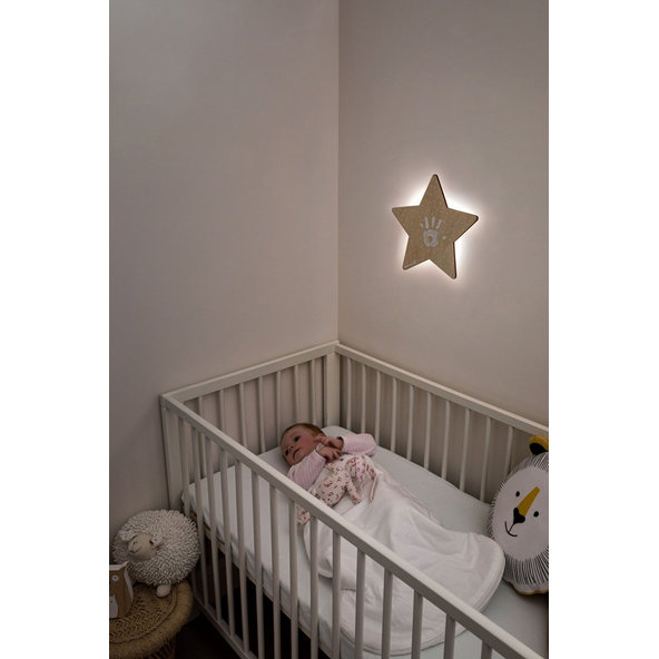 BABY ART Svetielko hviezdička Wall Light with imprint