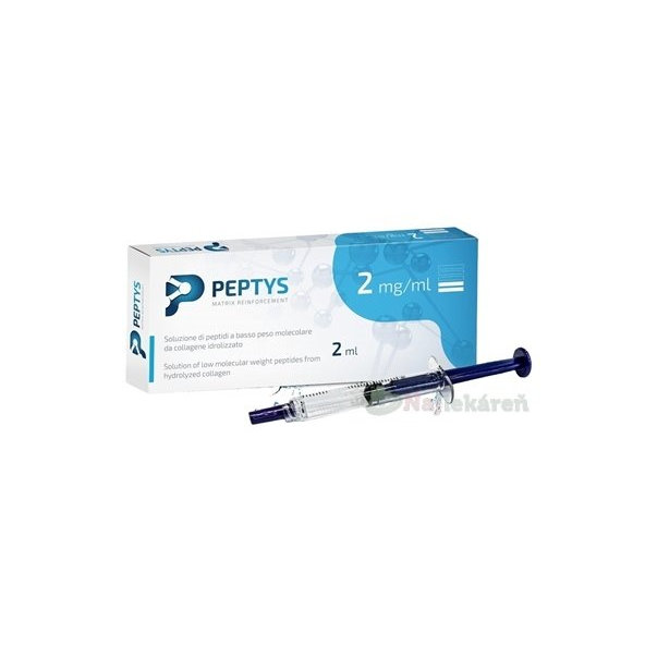 PEPTYS 2 roztok peptidov PEP-22 z kolagénu 2 mg/ml, injekcia 2ml