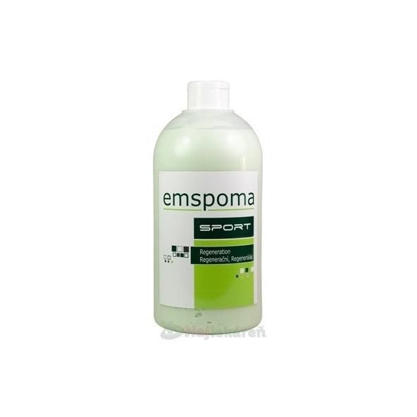 EMSPOMA Regeneračná "Z" - zelená, masážna emulzia, odstraňuje únavu, 1000 ml