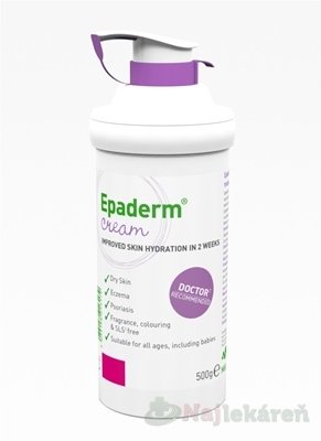 Epaderm krém na suchú pokožku 2v1 500g