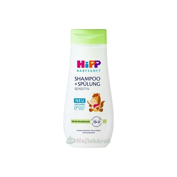 HiPP BABYSANFT Detský ŠAMPÓN s kondicionérom 200 ml