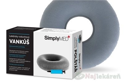 E-shop SimplyMED Lekársky vzduchový vankúš, 1ks