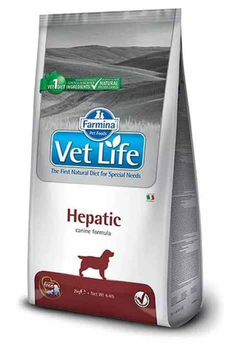 E-shop Farmina Vet Life dog hepatic veterinárna diéta pre psy 2kg