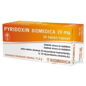 PYRIDOXIN BIOMEDICA 20 mg 3x10 tbl