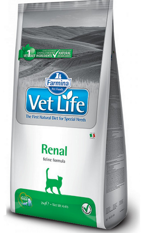 E-shop Farmina Vet Life cat renal granule pre mačky 2kg