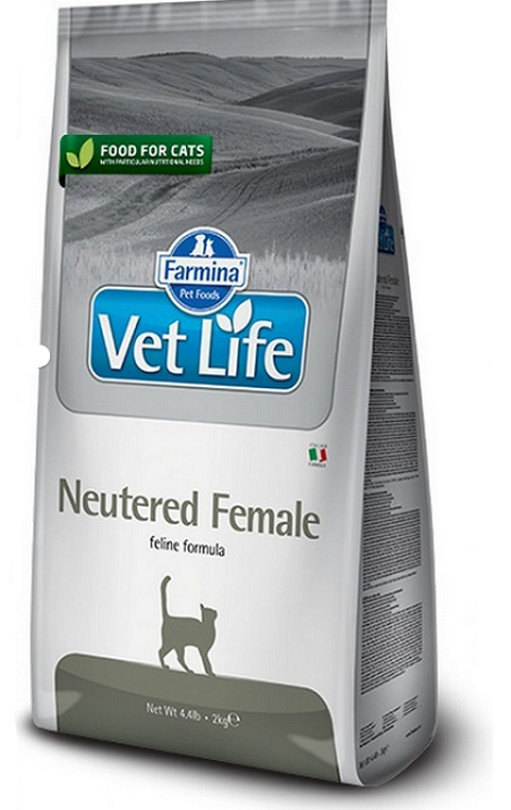 E-shop Farmina Vet Life cat neutered female granule pre kastrované mačky 2kg