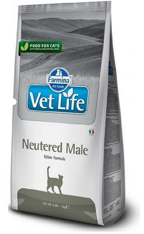 E-shop Farmina Vet Life cat neutered male granule pre kastrovaných kocúrov 2kg