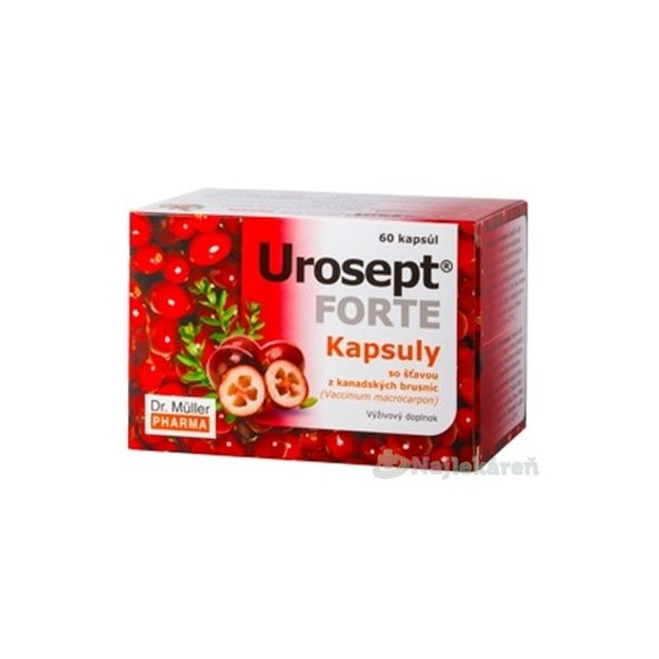Dr. Müller UROSEPT FORTE na močové cesty 60 kapsúl