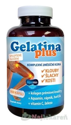 E-shop TEREZIA Gelatina Plus pre zdravé kĺby a kosti, 360 cps