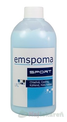 E-shop EMSPOMA Chladivá - modrá "M", masážna emulzia, odstraňuje únavu, 500 ml