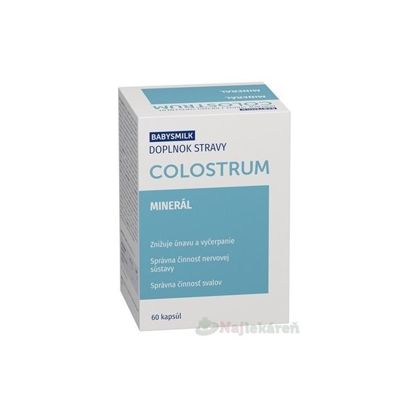 BABYSMILK COLOSTRUM + MINERÁL, 60 cps