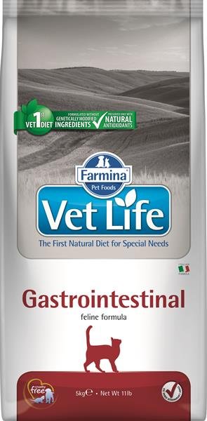 E-shop Farmina Vet Life cat gastrointestinal granule pre mačky 5kg