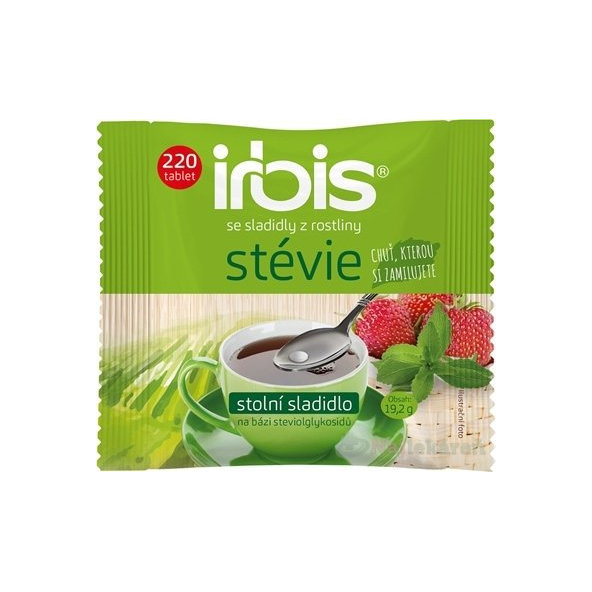 Irbis Stévia  220 ks