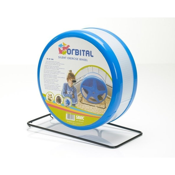 Plastový kolotoč pre hlodavce "Orbital" modrá ø28cm