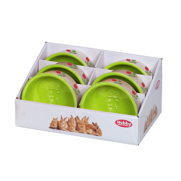 "Radish" keramické misky displej 6ks 180ml