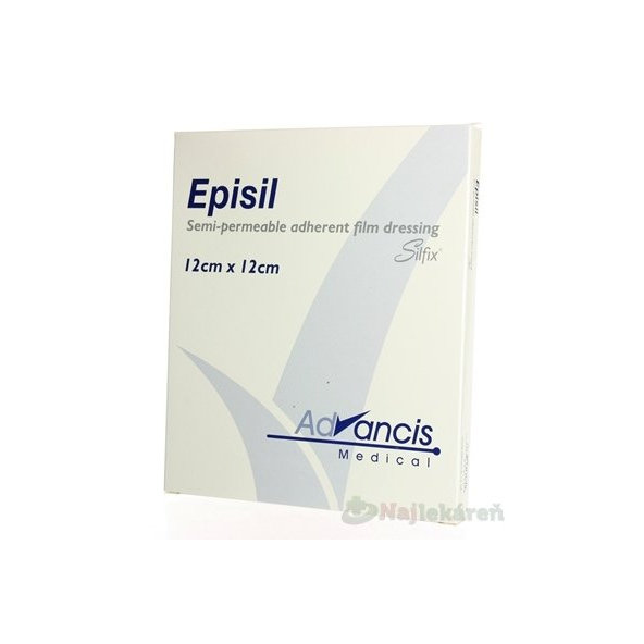 Vellafilm (Episil) krytie na rany silik.transparentné 12x12cm 10ks