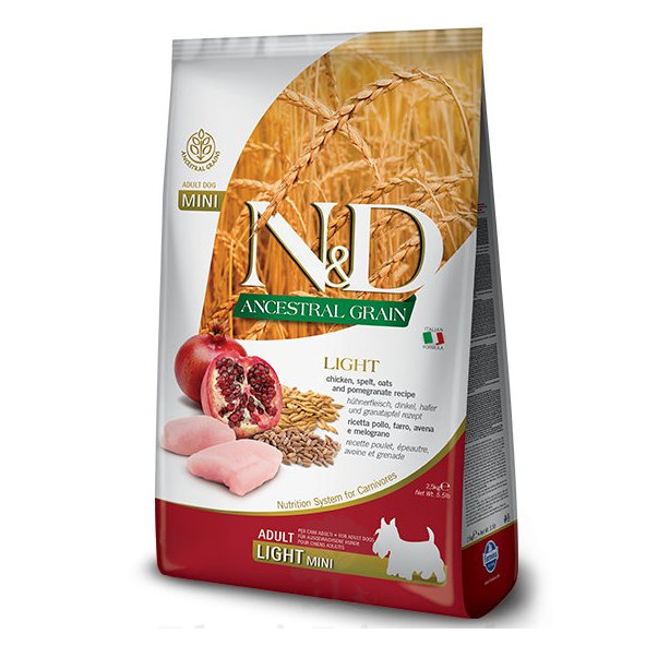 Farmina N&D dog AG adult mini, chicken, spelt, oats & pomegranate 0,8kg