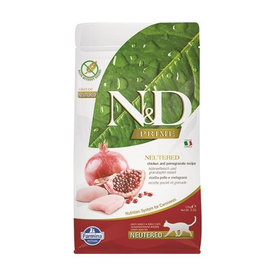 Farmina N&D cat PRIME (GF) adult, neutered, chicken & pomegranate 1,5kg