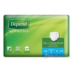 DEPEND Slip NORMAL S priedušné plienkové nohavičky 15ks