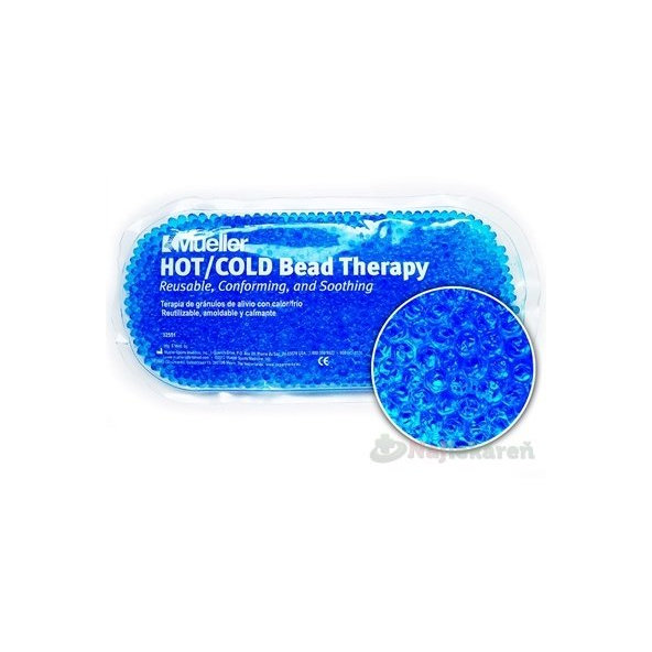 Mueller HOT/COLD Bead Therapy hrejivý/chladivý vankúšik (gélové guličky) modrý 1 ks