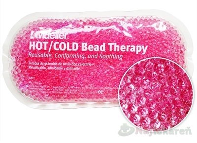 E-shop Mueller HOT/COLD Bead Therapy hrejivý/chladivý vankúšik (gélové guličky) ružový 1 ks